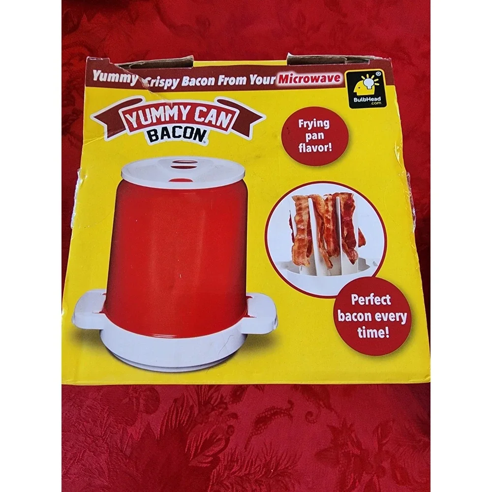 2021 Microwave Yummy Can Bacon Crispy No-Splatter Cooker As Seen On TV